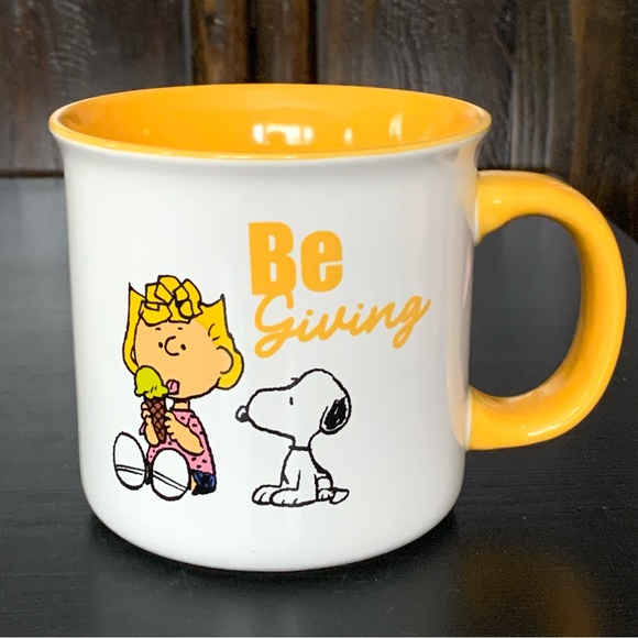 Be Giving - Peanuts Snoopy & Sally with Ice Cream 21oz Ceramic Mug - Picture 2 of 10